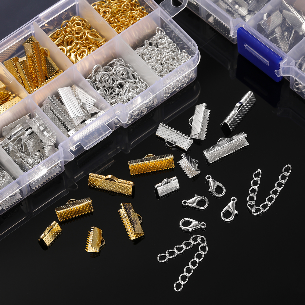 Jewelry Making Jump Rings - 10 Grids Alloy Accessories Set Jewelry
