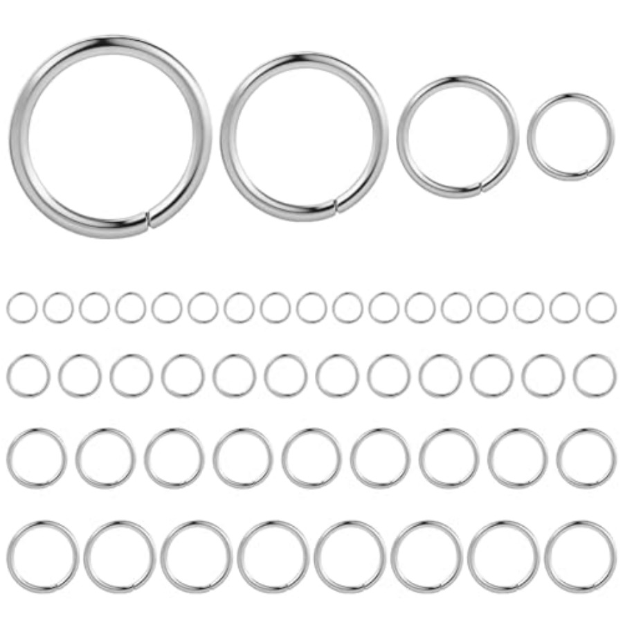 Jewelry Making Jump Rings - 80 PCS Sterling Jump Rings, Open