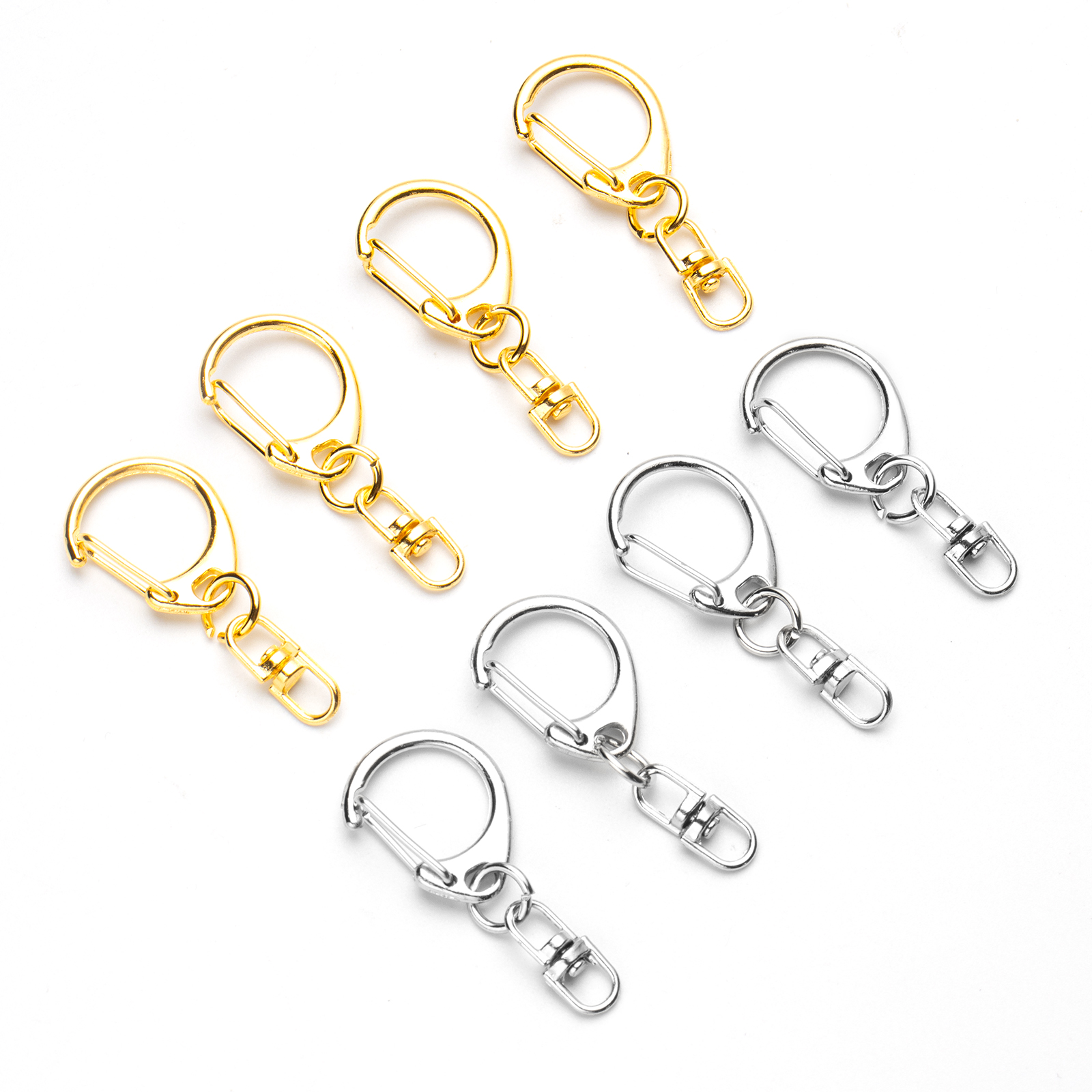 Jewelry Making Jump Rings - 5pcs D Snap Hook Keychain Rings