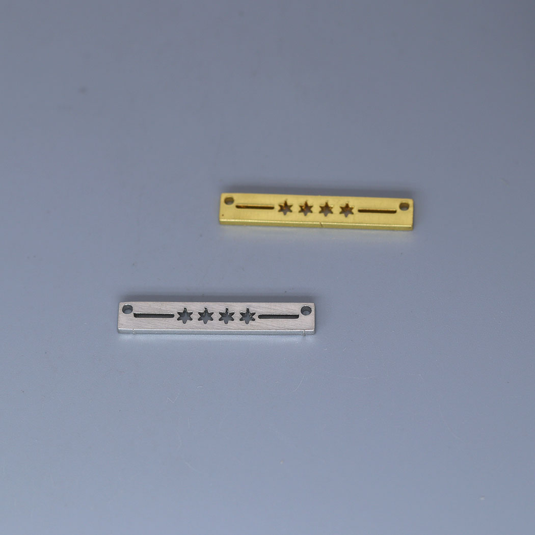 Jewelry Making In Chicago - 3pcs Chicago Flag Geometric Bar Charm
