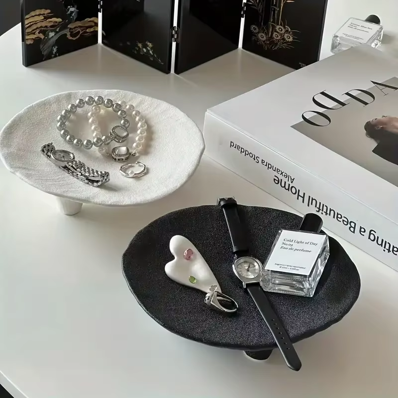 Jewelry Making Desk - Creative Ceramic Jewelry Tray Ornament with