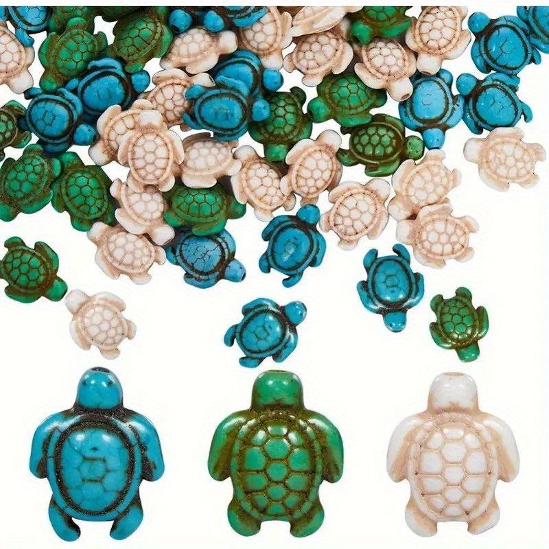 Jewelry Making For Birthday Party - 8pcs Multicolor Turquoise Beads Summer Marine
