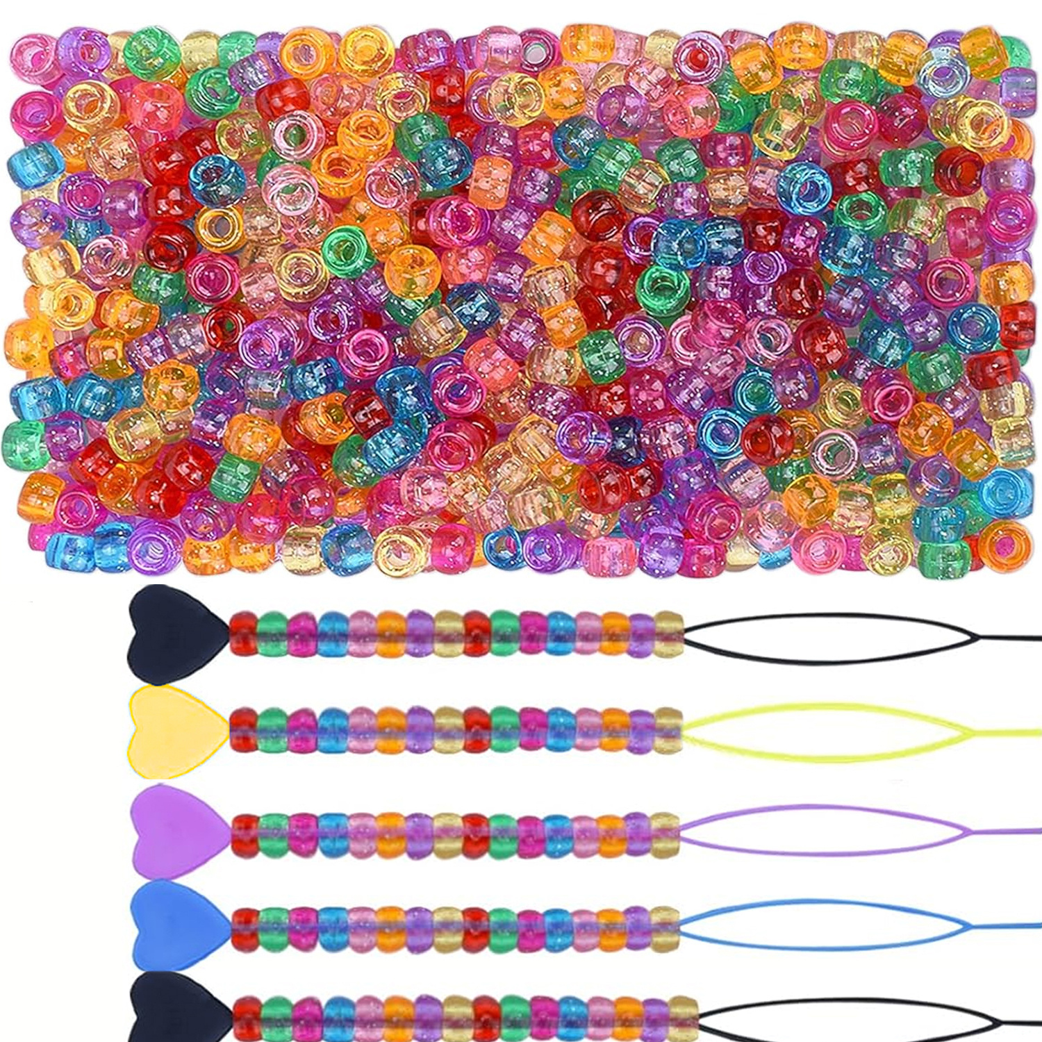 Jewelry Making Tools And Supplies - 500PCS 9 × 6mm glitter small
