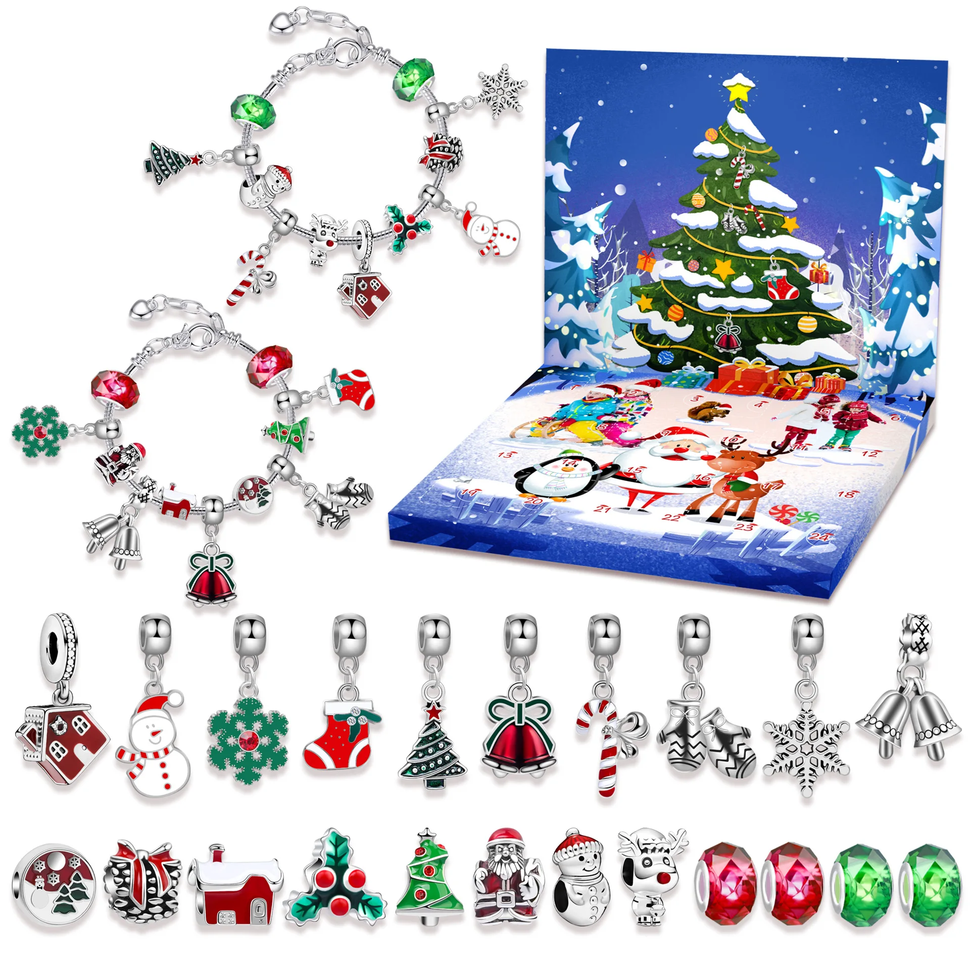 Jewelry Making Advent Calendar - 2025 Christmas Advent Calender Gift Box