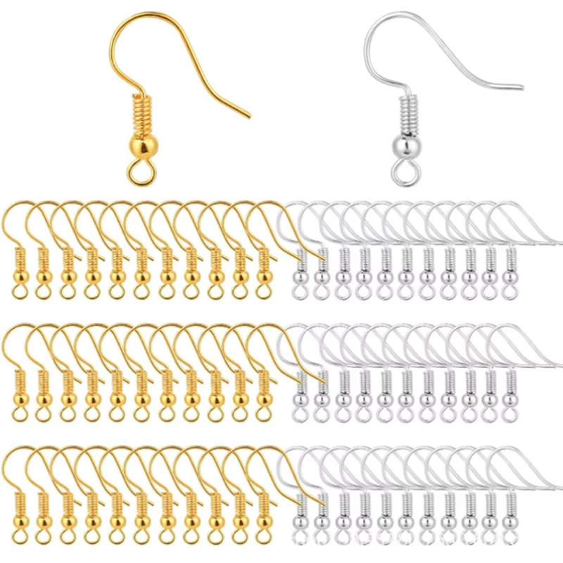 Jewelry Making Earrings - 100/500pcs DIY Earring Findings Earrings Clasps