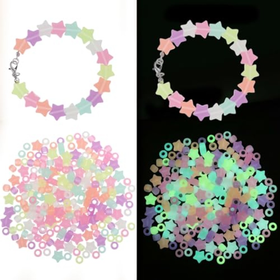 Jewelry Making For Birthday Party - 220 Pcs Glow in The Dark