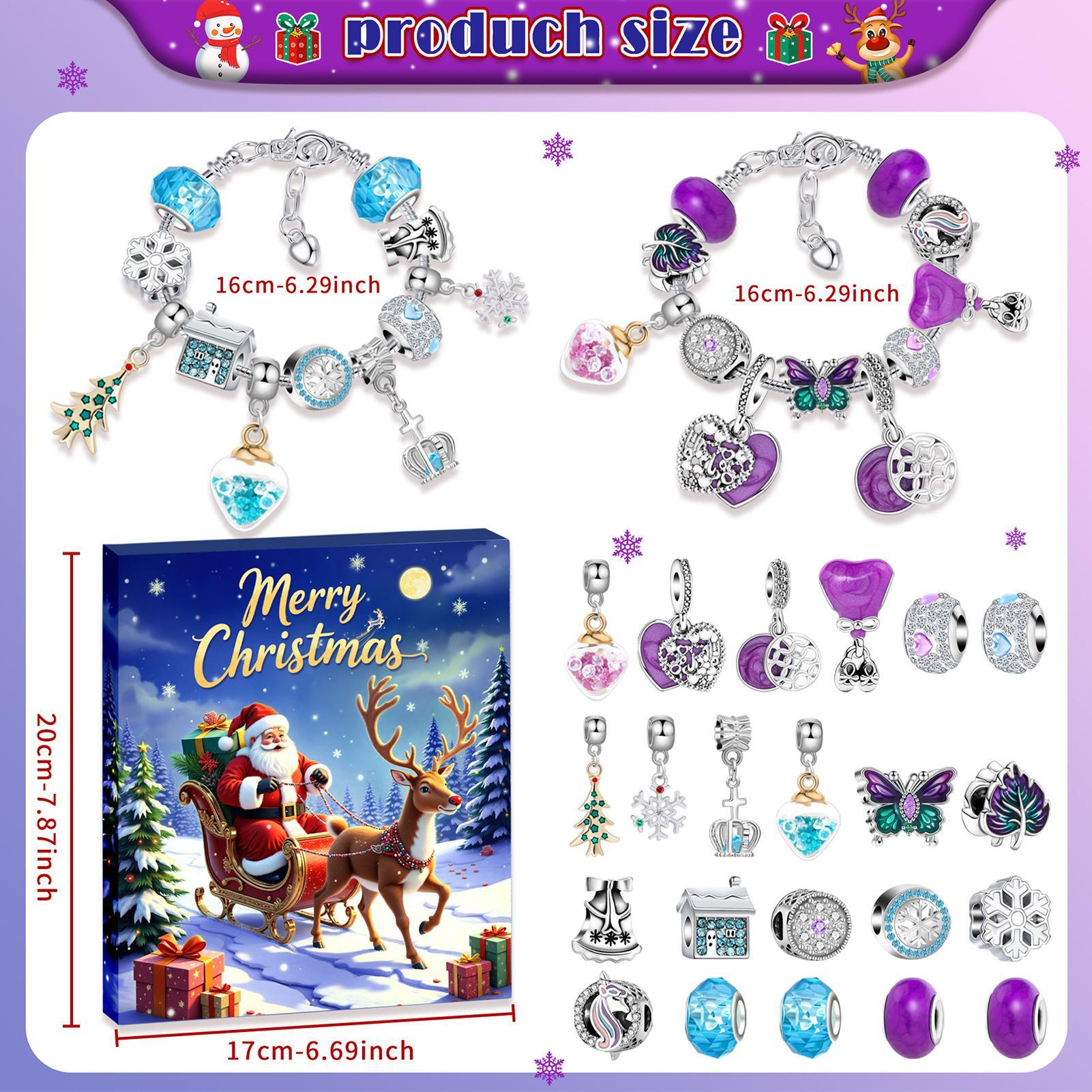24 Days Christmas Countdown Ad - Jewelry Making Advent Calendar recensie en prijs
