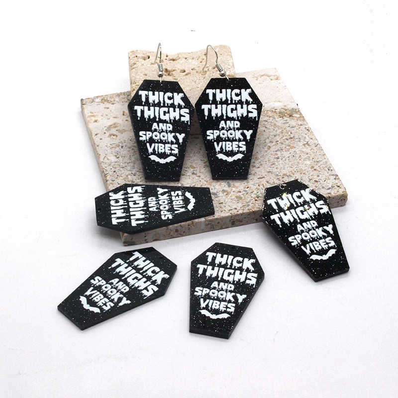 10pcs acrylic dark coffin quot - Jewelry Making Quotes recensie en prijs