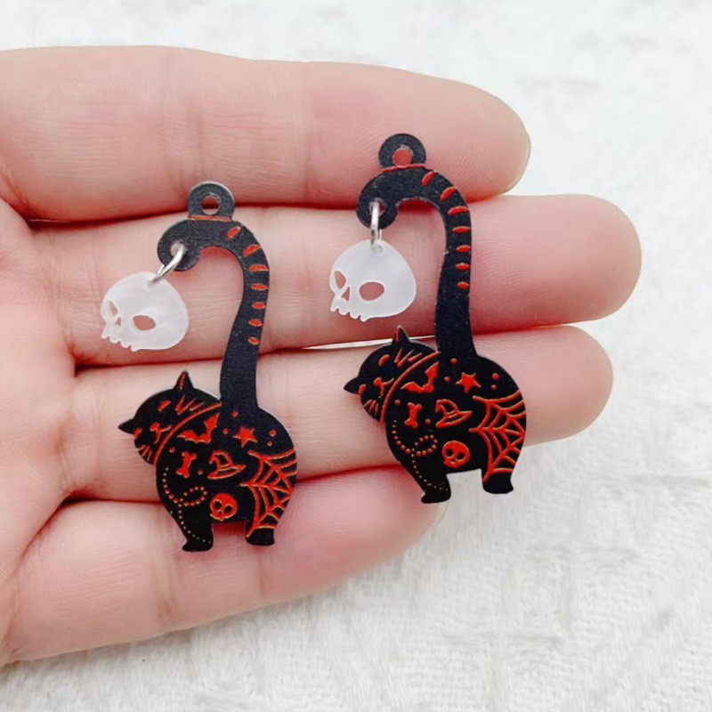 10pcs Halloween Acrylic Ghost  - Jewelry Making Earrings recensie en prijs