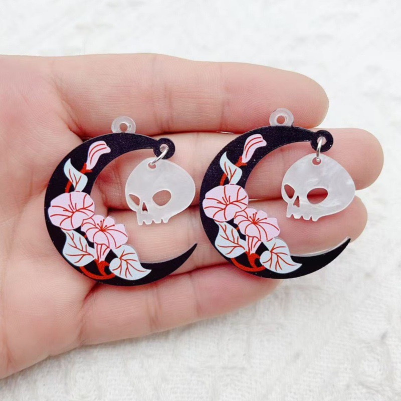10pcs Halloween Acrylic Ghost  - Jewelry Making Earrings recensie en prijs