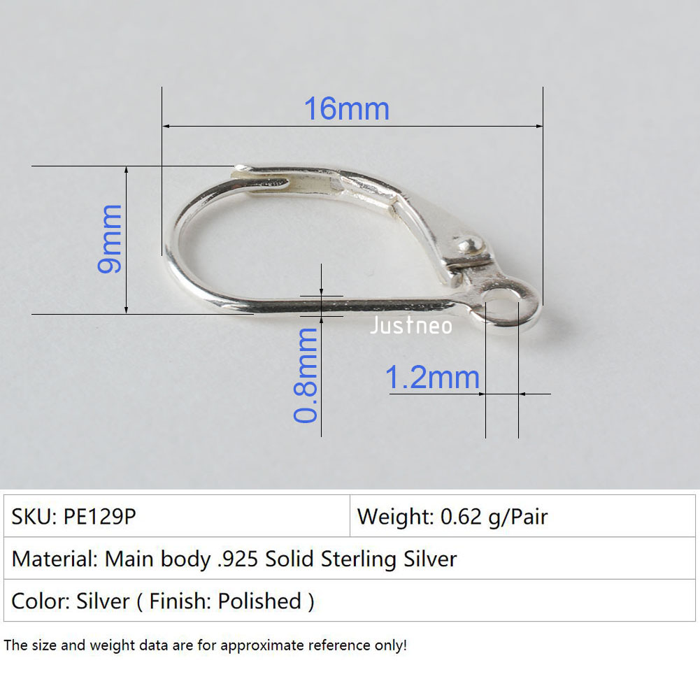Solid 925 Sterling Silver Hing - Jewelry Making Earrings recensie en prijs