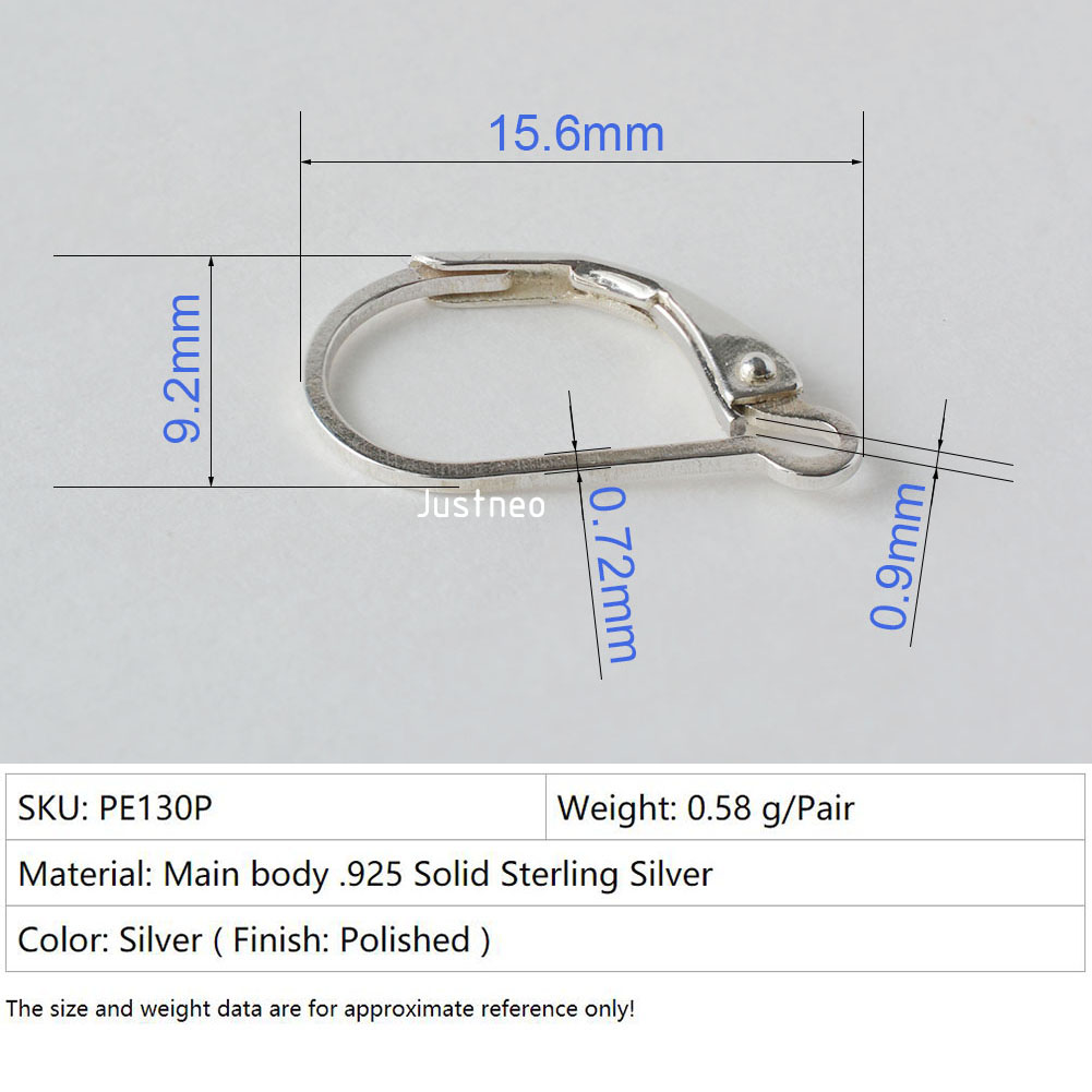 Solid 925 Sterling Silver Hing - Jewelry Making Earrings recensie en prijs
