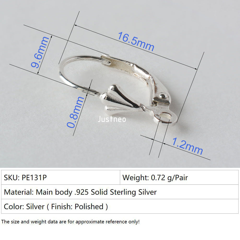 Solid 925 Sterling Silver Hing - Jewelry Making Earrings recensie en prijs