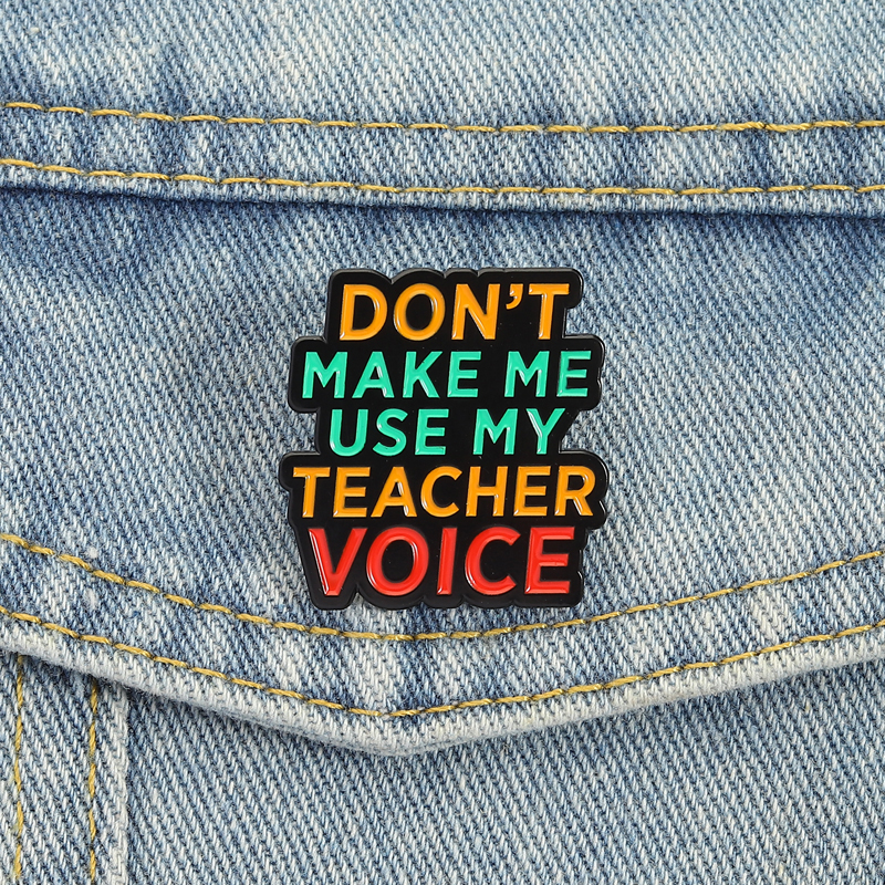 Teacher Vibes Enamel Pins Don' - Jewelry Making Quotes recensie en prijs