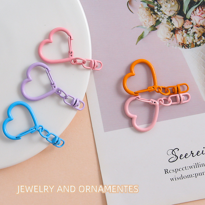 10Pcs Colorful Zinc Alloy Hear - Jewelry Making Jump Rings recensie en prijs