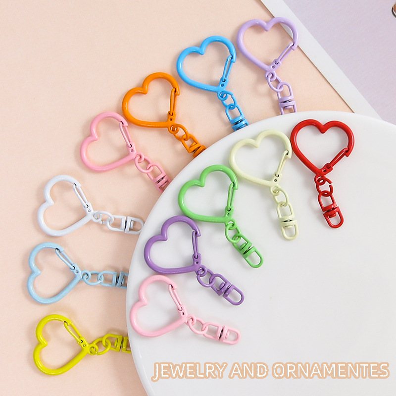10Pcs Colorful Zinc Alloy Hear - Jewelry Making Jump Rings recensie en prijs
