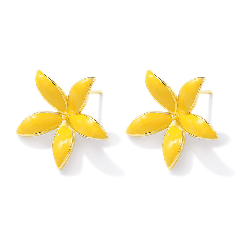 18K Gold Color Brass Flower St - Jewelry Making Earrings recensie en prijs