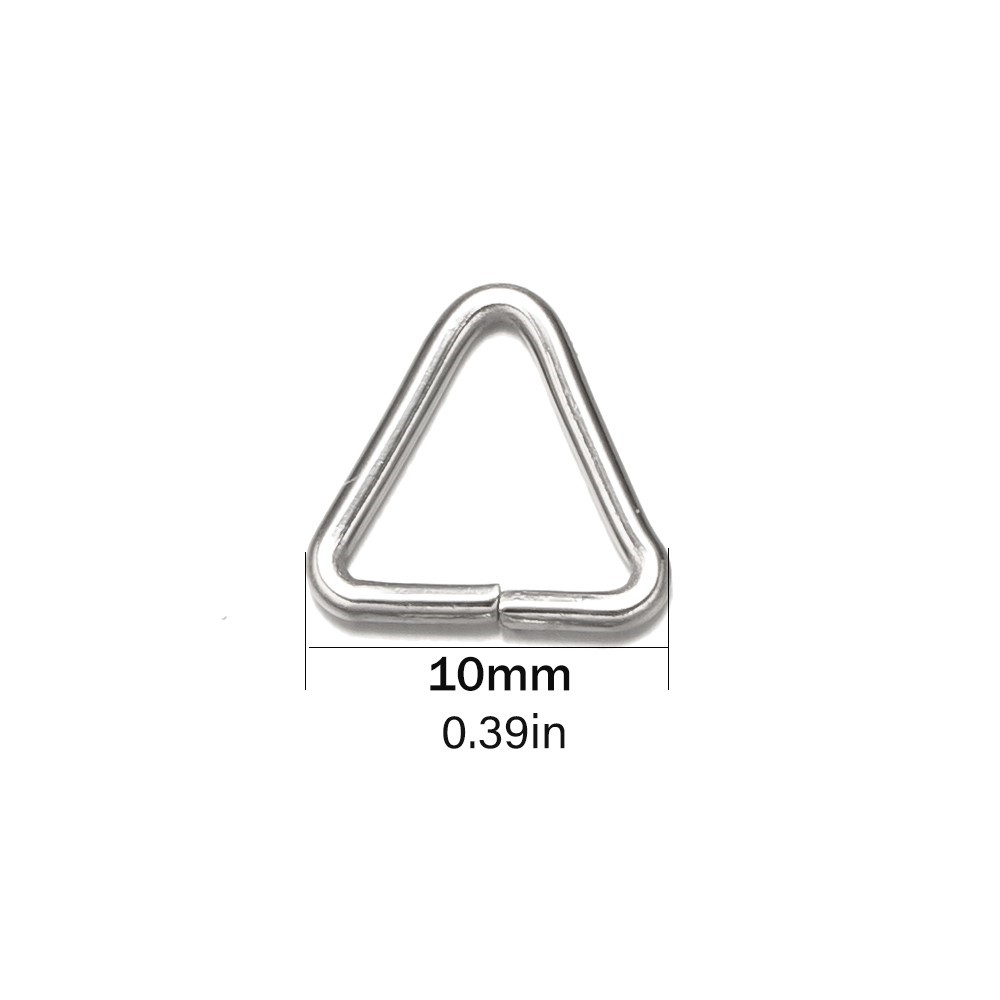 100pcs Stainless Steel Open Tr - Jewelry Making Jump Rings recensie en prijs
