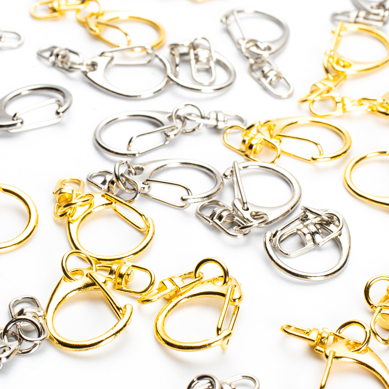 5pcs D Snap Hook Keychain Ring - Jewelry Making Jump Rings recensie en prijs