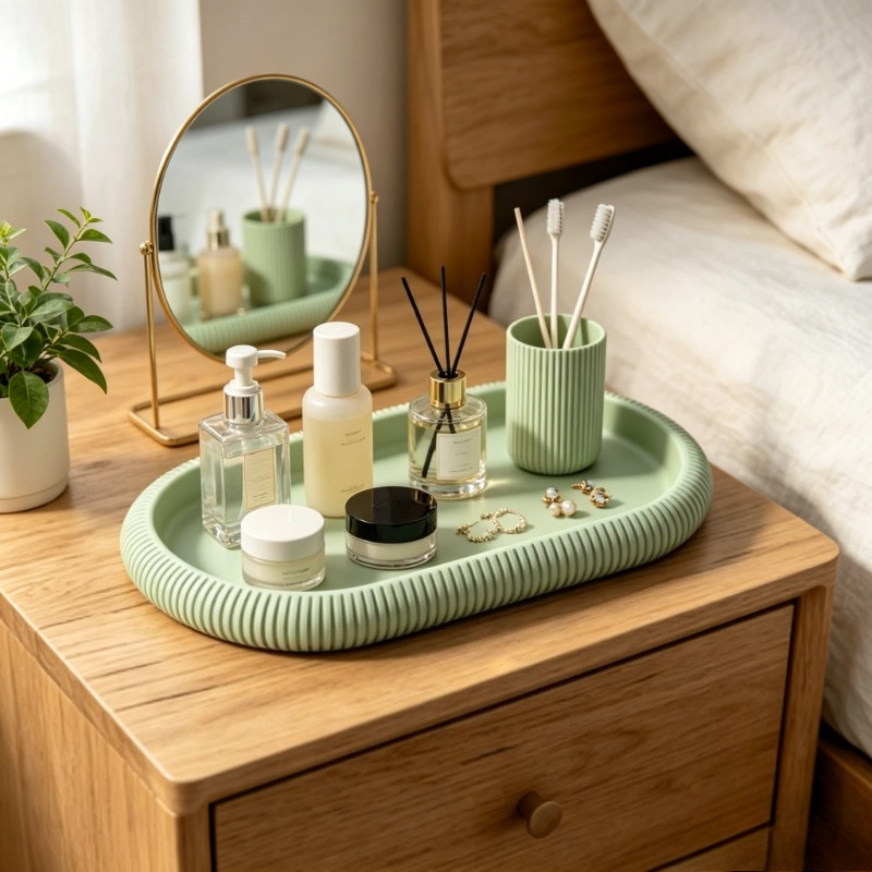 Oval Storage Tray Decorative O - Jewelry Making Desk recensie en prijs