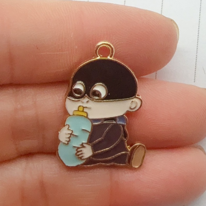 10pcs alloy drip oil cartoon p - Jewelry Making Earrings recensie en prijs