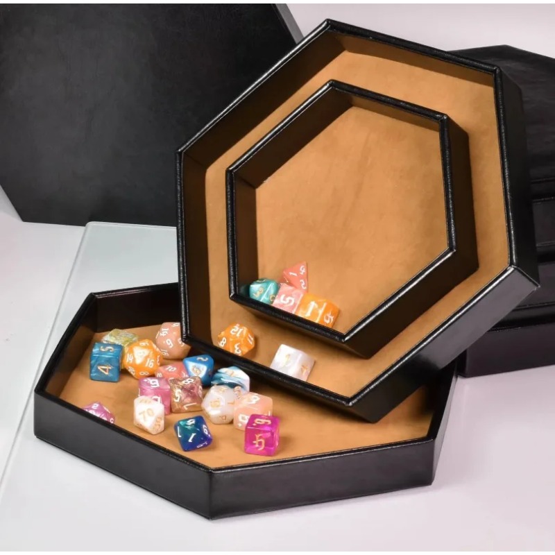 Hexagonal PU Leather Tray for  - Jewelry Making Desk recensie en prijs