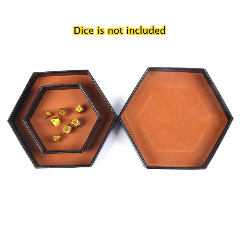 Hexagonal PU Leather Tray for  - Jewelry Making Desk recensie en prijs