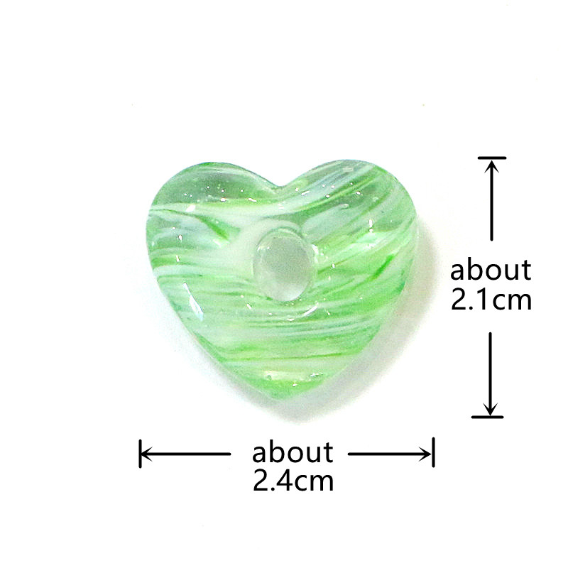 2pcs Mini Hollow Heart Glass B - Jewelry Making Ideas With Beads recensie en prijs