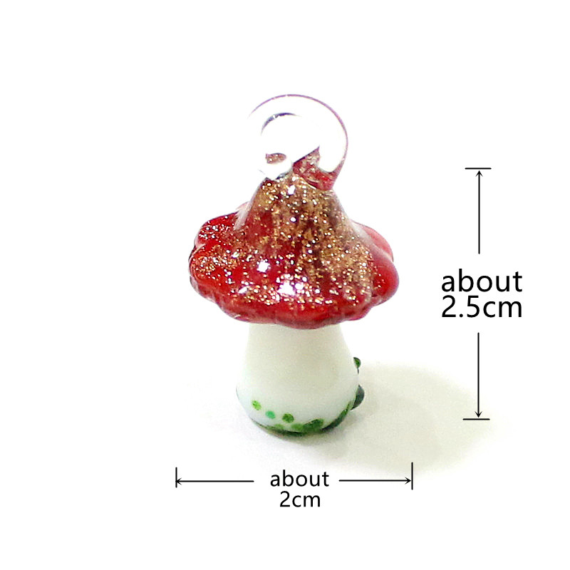 2Pcs Mini Mushroom Charms Dopa - Jewelry Making Event recensie en prijs