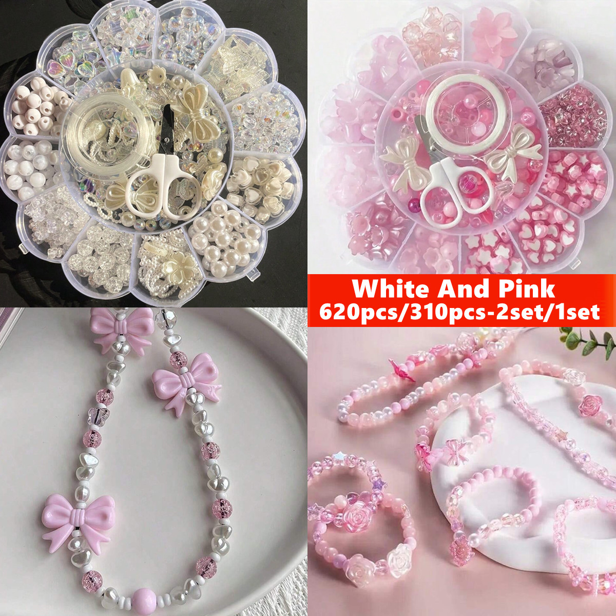 2Set/1Set 13 Grids Acrylic Flo - Jewelry Making For Birthday Party recensie en prijs