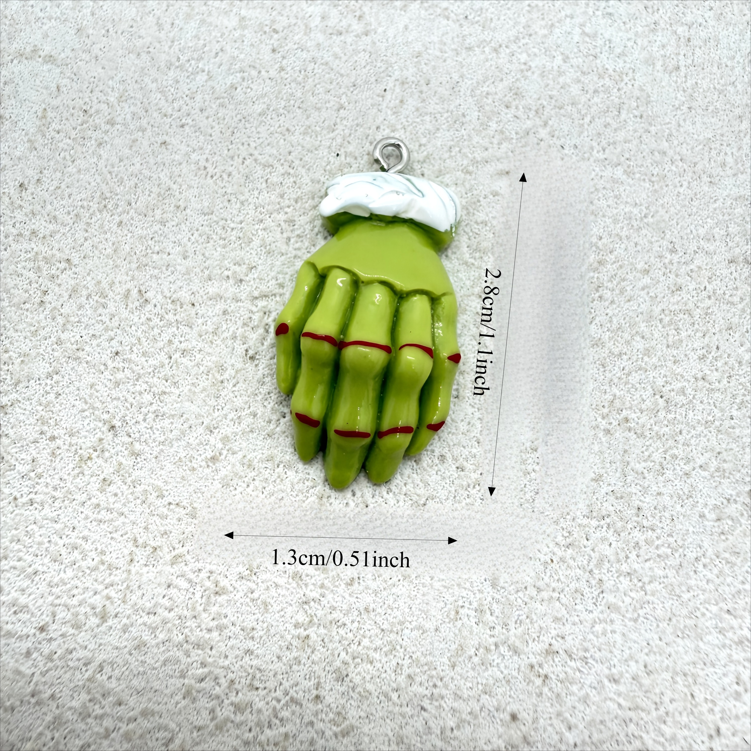 10/30/60Pcs Resin Green Demon  - Jewelry Making Event recensie en prijs