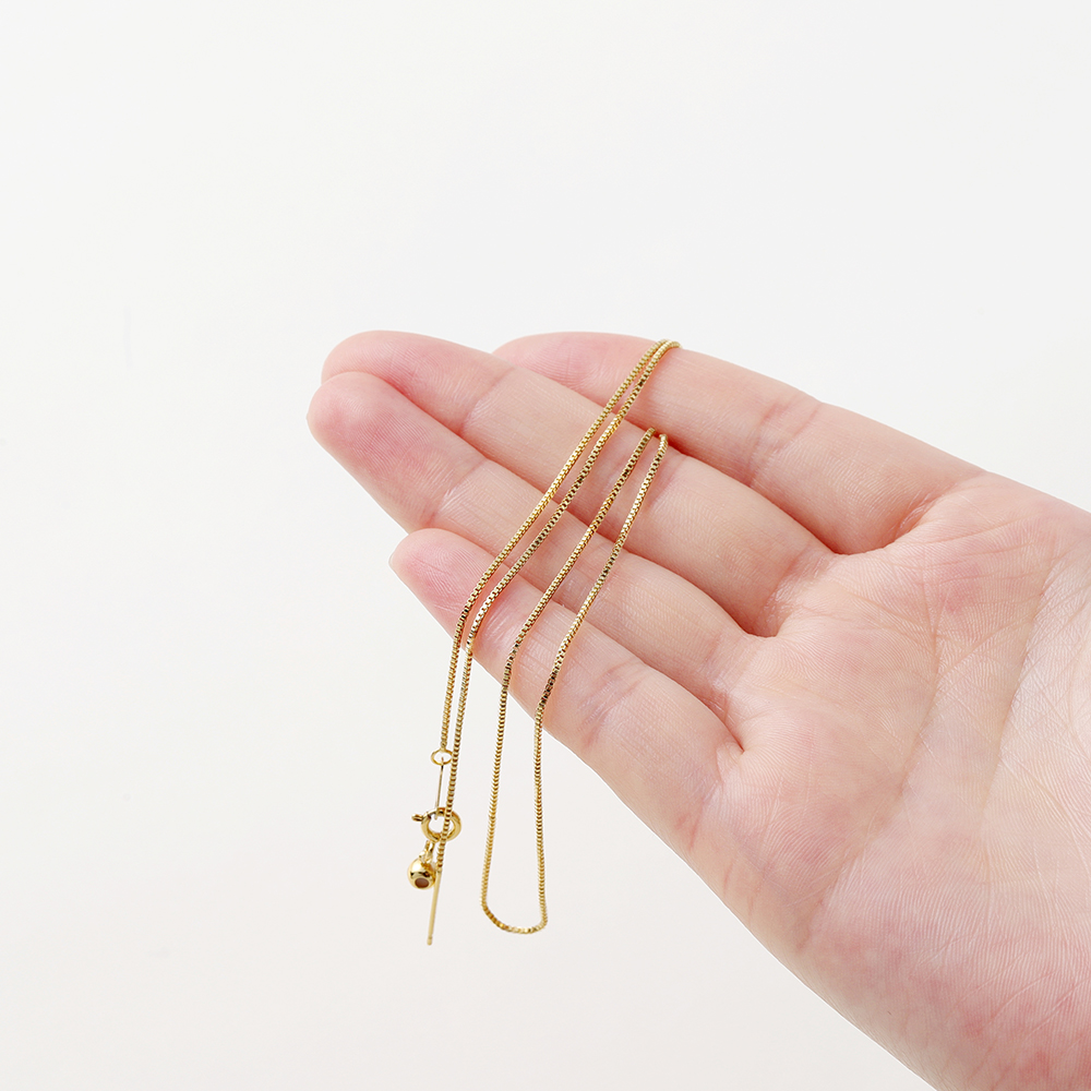 2pcs/bag 48cm 14K/18K Gold Pla - Jewelry Making Venice recensie en prijs