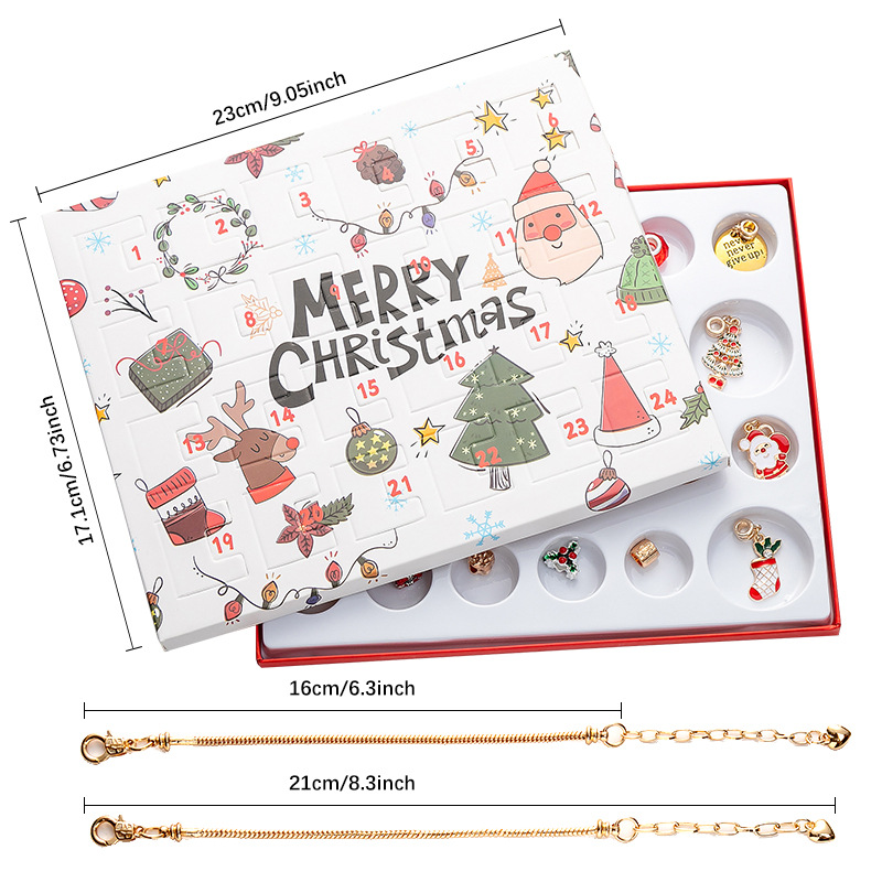 Christmas Advent Calendar 24 D - Jewelry Making Advent Calendar recensie en prijs