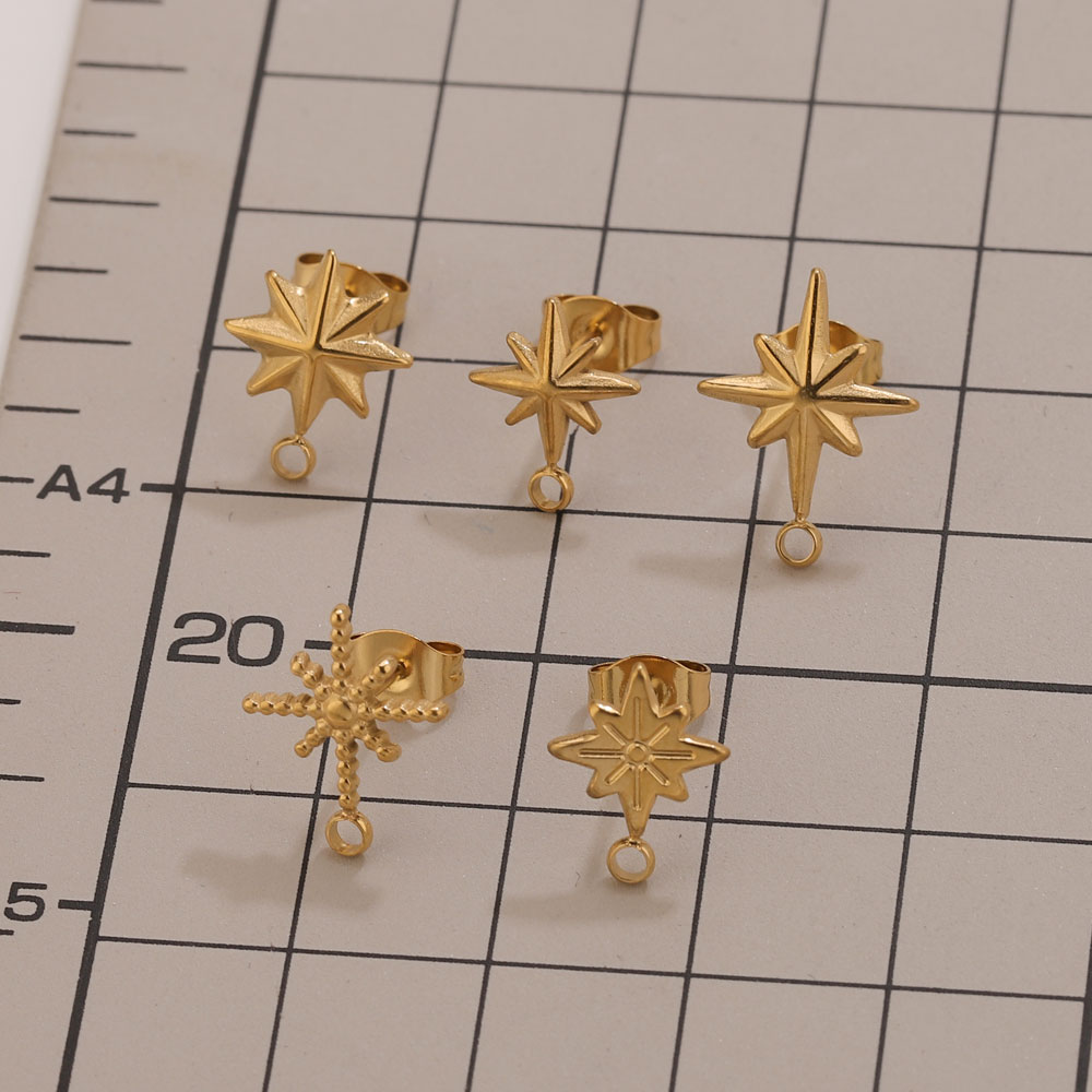 6pcs Stainless Steel Star Earr - Jewelry Making Tools And Supplies recensie en prijs