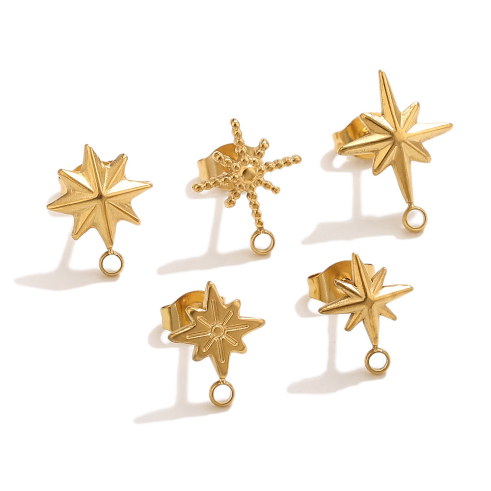 6pcs Stainless Steel Star Earr - Jewelry Making Tools And Supplies recensie en prijs