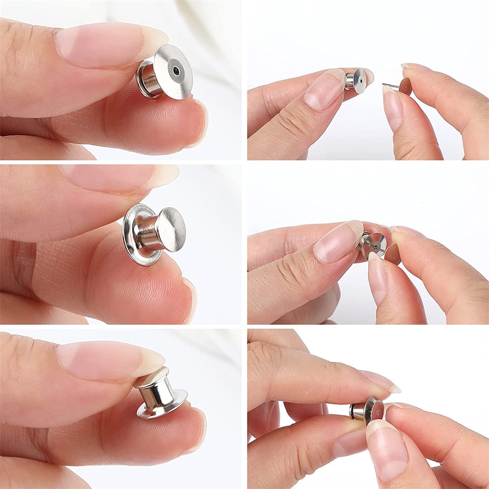 100Pcs Black Metal Locking Pin - Jewelry Making Materials Wholesale recensie en prijs