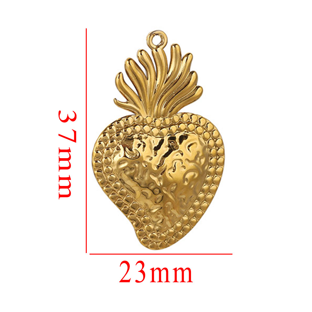 5pcs Stainless Steel Heart Sun - Jewelry Making Materials Wholesale recensie en prijs