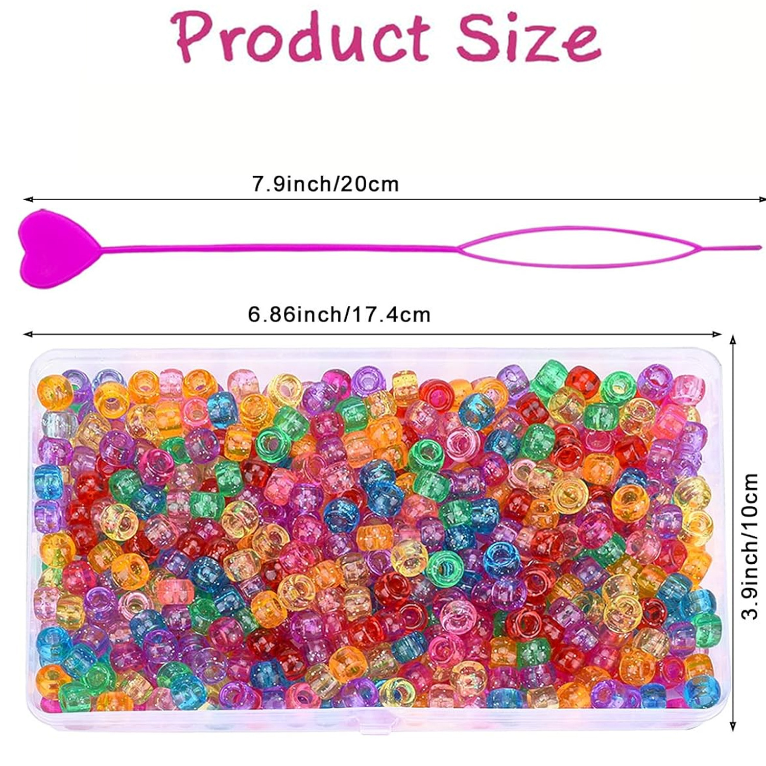 500PCS 9 × 6mm glitter small h - Jewelry Making Tools And Supplies recensie en prijs