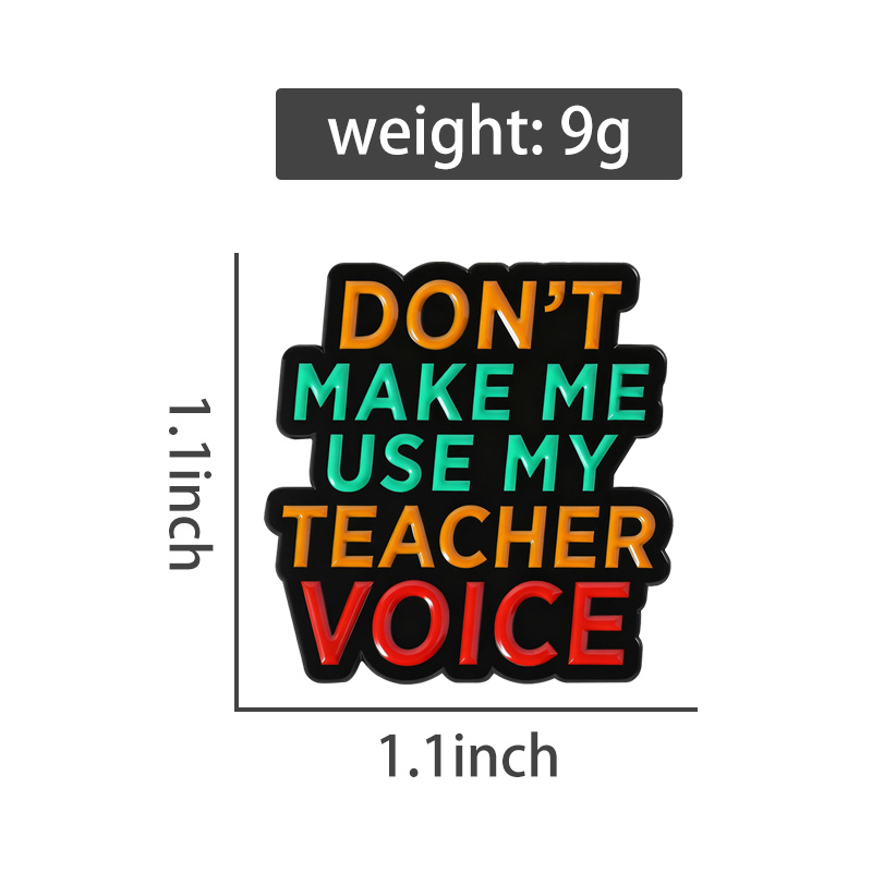 Teacher Vibes Enamel Pins Don' - Jewelry Making Quotes recensie en prijs