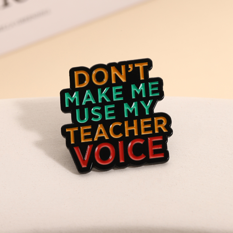 Teacher Vibes Enamel Pins Don' - Jewelry Making Quotes recensie en prijs