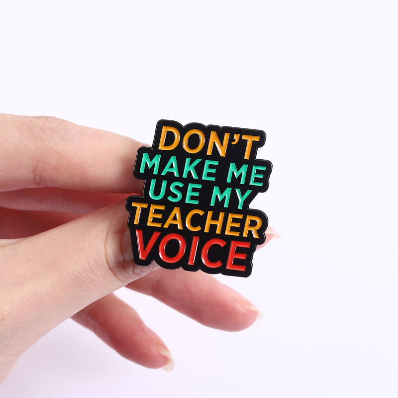 Teacher Vibes Enamel Pins Don' - Jewelry Making Quotes recensie en prijs