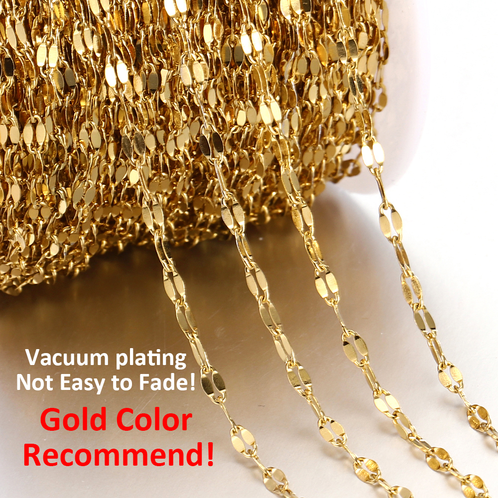 2Meters Gold-Plated Stainless  - Jewelry Making Materials Wholesale recensie en prijs
