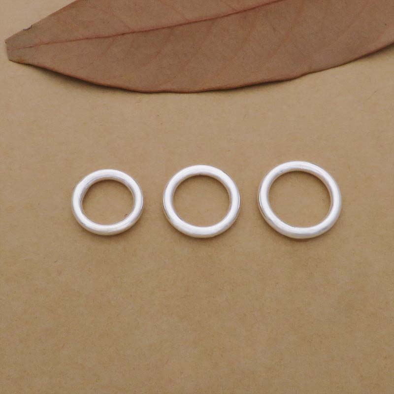 10pcs Genuine Real Pure Solid  - Jewelry Making Jump Rings recensie en prijs