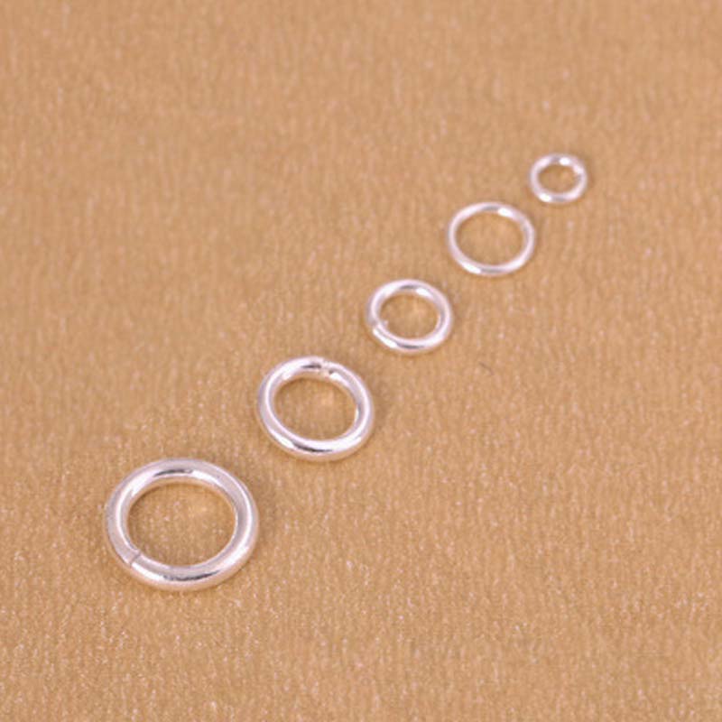 10pcs Genuine Real Pure Solid  - Jewelry Making Jump Rings recensie en prijs