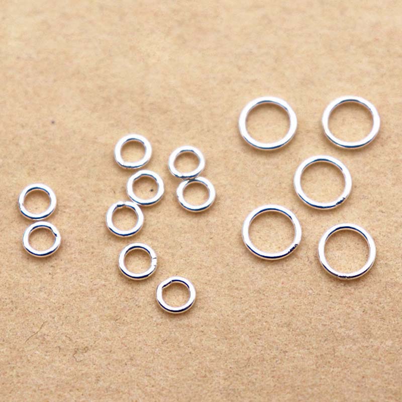 10pcs Genuine Real Pure Solid  - Jewelry Making Jump Rings recensie en prijs
