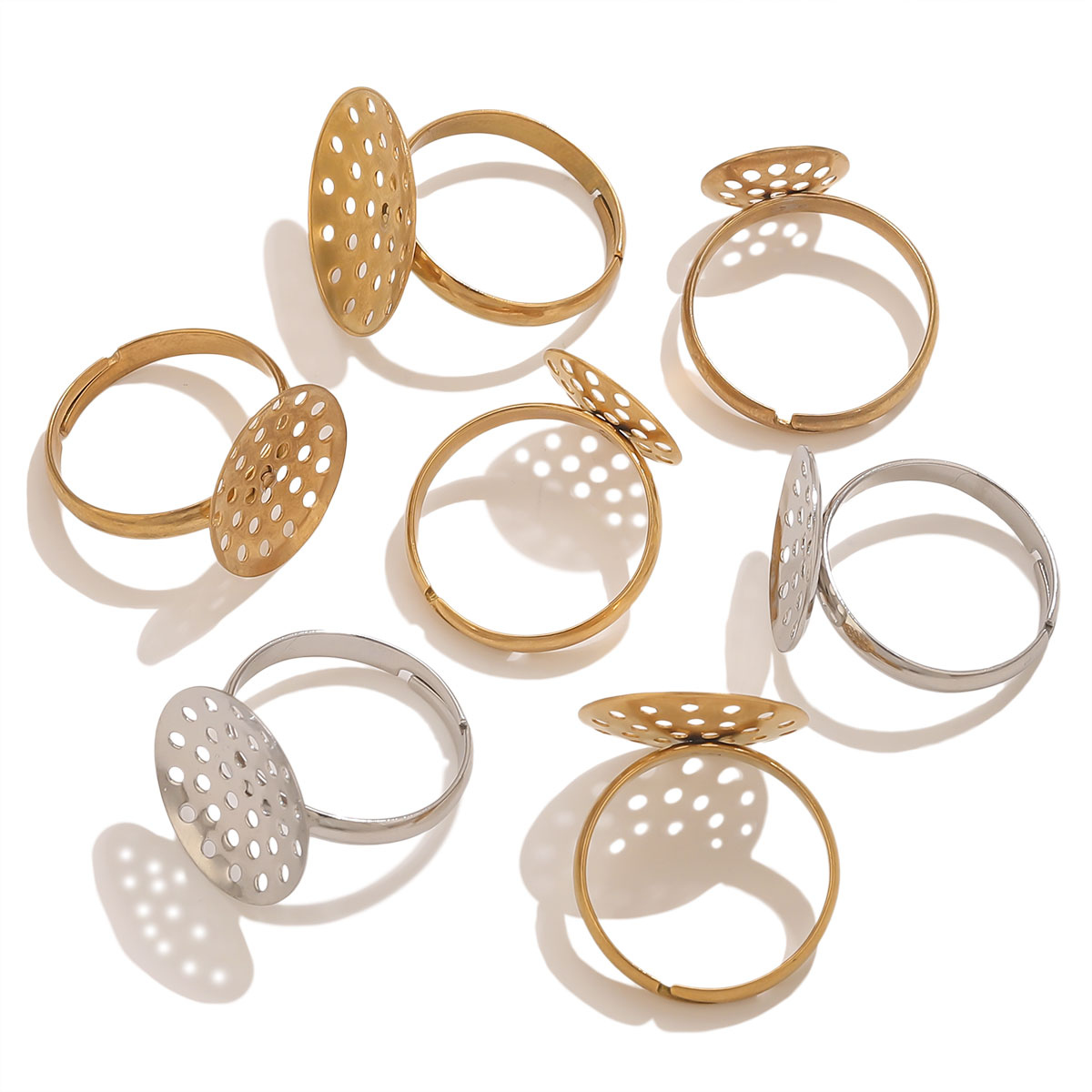 10pcs/lot Stainless Steel Ring - Jewelry Making Tools And Supplies recensie en prijs