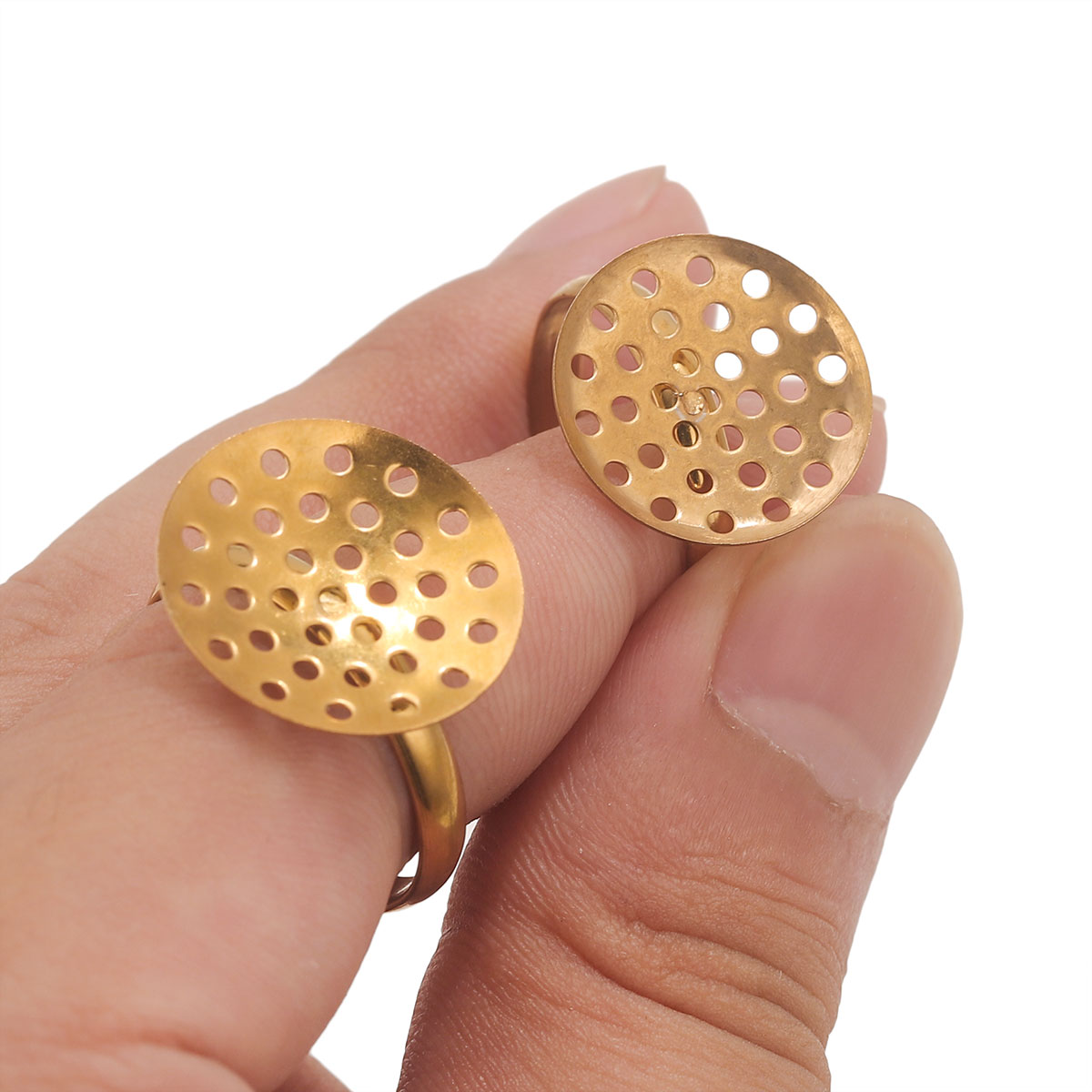 10pcs/lot Stainless Steel Ring - Jewelry Making Tools And Supplies recensie en prijs