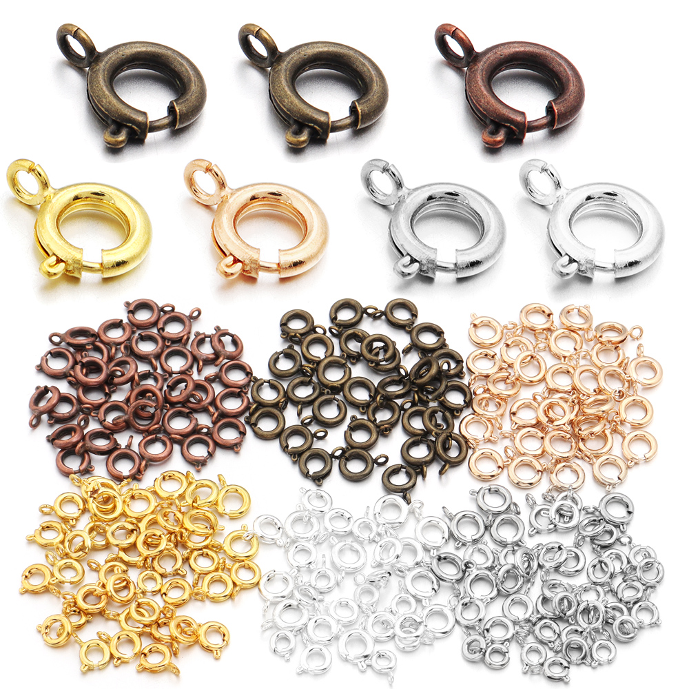 10Pcs Circle Spring Buttonr Co - Jewelry Making Jump Rings recensie en prijs