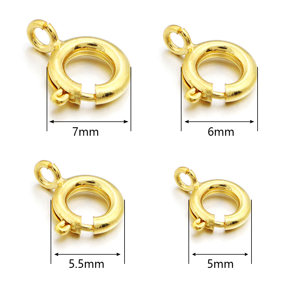 10Pcs Circle Spring Buttonr Co - Jewelry Making Jump Rings recensie en prijs