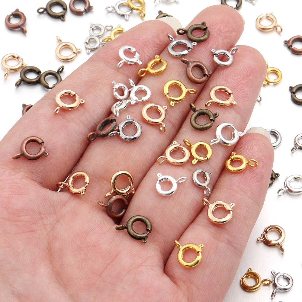 10Pcs Circle Spring Buttonr Co - Jewelry Making Jump Rings recensie en prijs